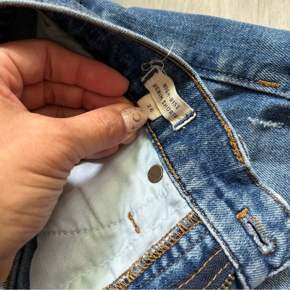 Madewell The High Waist Denim Shorts - Picture 7 of 8